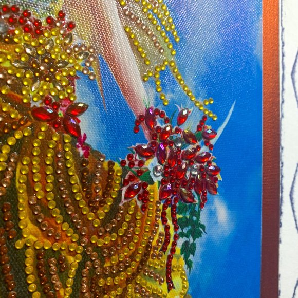 Angel In The Moon Diamond Art #718 On Canvas - Picture 6 of 11